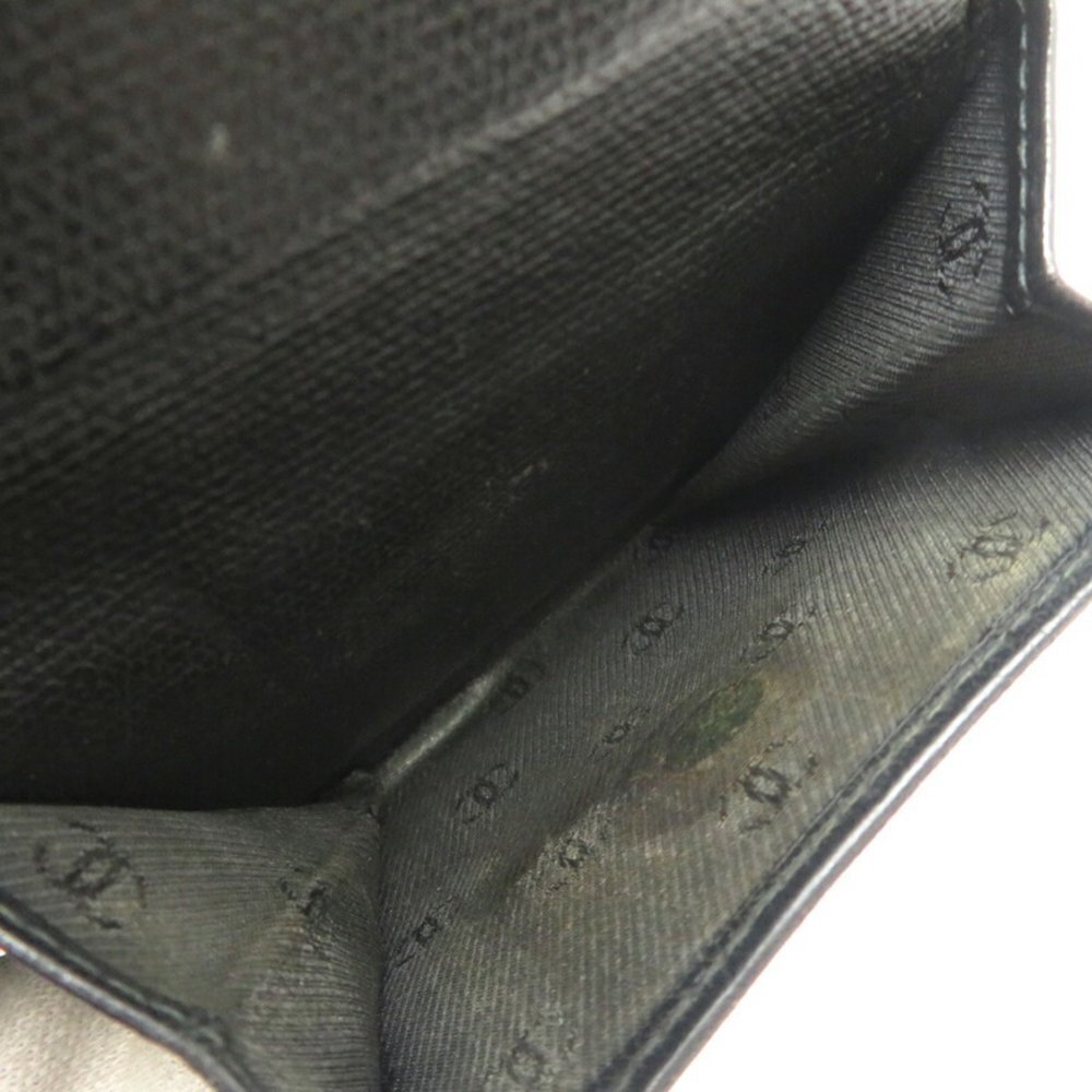 CHANEL Authentic Black Leather Wallet - Picture 8 of 10